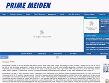 Tablet Screenshot of primemeiden.com